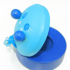 (Ready Stock) Amazthing 4 pcs Wooden Cartoon Castanet Set 5cm Musical Toys Percussion Instrument 响板