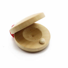 (Ready Stock) Amazthing 5.5cm Wooden Castanet/Kastanet 1pc Musical Toys Percussion Instrument 木制响板