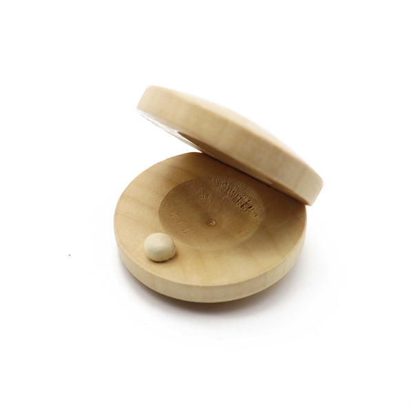 (Ready Stock) Amazthing 5.5cm Wooden Castanet/Kastanet 1pc Musical Toys Percussion Instrument 木制响板