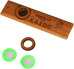 Ready Stock Amazthing Wood Kazoo Harmonica with Metal Box Musical Instrument for Kids Adult