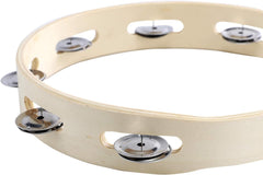 Ready Stock Amazthing Wooden 8 inch Handheld Tambourine Ring |Alat Muzik Percussion Instrument