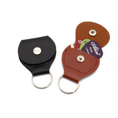 Ready Stock Amazthing PU Leather Guitar/Ukulele/Bass Pick Holder Case 拨片收纳包 | Pick Keychain 拨片夹钥匙扣