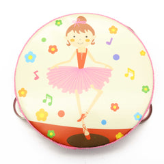 (Ready Stock) Amazthing 15cm Wooden Cartoon Tambourine or Rebana Percussion Instrument Musical Toy 铃鼓