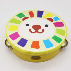 (Ready Stock) Amazthing 15cm Wooden Cartoon Tambourine or Rebana Percussion Instrument Musical Toy 铃鼓