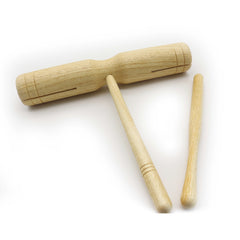 (Ready Stock) Amazthing Two Tone Wood Block or Kayu Tik Tok Alat Muzik Musical Toy Percussion Instrument双响筒