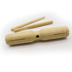 (Ready Stock) Amazthing Two Tone Wood Block or Kayu Tik Tok Alat Muzik Musical Toy Percussion Instrument双响筒