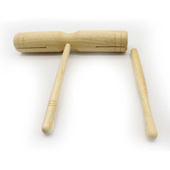 (Ready Stock) Amazthing Two Tone Wood Block or Kayu Tik Tok Alat Muzik Musical Toy Percussion Instrument双响筒