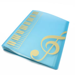 4 colors  A4 Music Folder 40 pockets hold 80 music sheets folder muzik