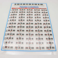 (Ready Stock) Amazthing Laminated Piano Chord Chart A4 Size for beginners 钢琴和弦图