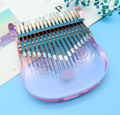 (Ready Stock) Amazthing Acrylic Pink Animal 17 keys Transparent Kalimba Thumb Piano 拇指琴