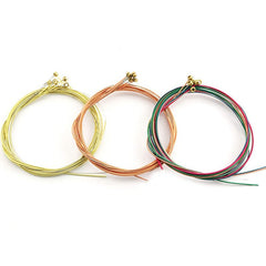 (Ready Stock) Amazthing Acoustic Guitar String Set Rainbow(6 strings) Tali Gitar Set Mix Color, Gold and Copper 吉他弦套组