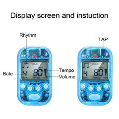 (Ready Stock) Meideal M50 Mini Electronic Clip-on Metronome with Battery (4 Colors) for all Instrument 迷你电子节拍器