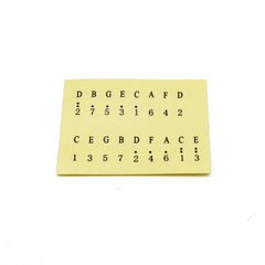 Ready Stock Amazthing 17 Keys Kalimba Transparent Sticker Learning Tool | Thumb Piano Musical Scale Key Stickers
