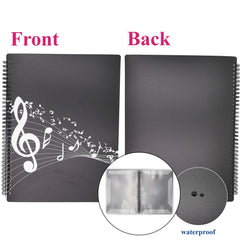 (Ready Stock) Amazthing A4 Size Music Score Folder 20 Pockets Organizer Folder | sleeve design writing directly 钢琴乐谱文件夹