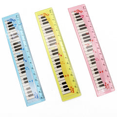 Amazthing Colorful Piano Design Ruler | Folding Ruler | Music Stationery