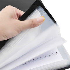 (Ready Stock) Amazthing A4 Size Music Score Folder 20 Pockets Organizer Folder | sleeve design writing directly 钢琴乐谱文件夹