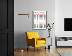 (Ready Stock) Amazthing Large Piano Chords Chart or Poster (56cm x 40cm) Music Instrument Accessory钢琴和弦图