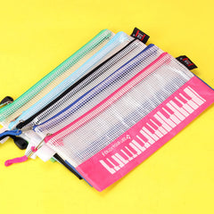 Amazthing Piano Design Pencil Case with Zipper | Music Note Keyboard Stationery Storage Bag  3 Colors