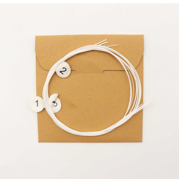 (Ready Stock) Amazthing 4 strings/1 set Nylon Ukulele Strings (White/Mix Color) 乌克丽丽弦套组