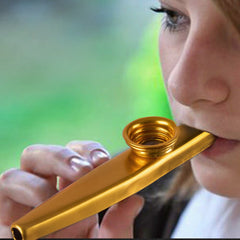 Amazthing Metal Kazoo Harmonica Mouth Flute 6 Colors - The Perfect Party Instrument for Kids