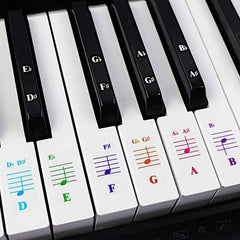 (Ready Stock) Amazthing 61/76/88 Keys Piano and Keyboard Sticker for beginner 钢琴键盘贴纸