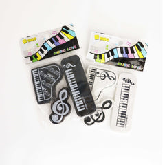 Amazthing 3pcs/set Eraser Keyboard Piano Design | School Stationery for kids Music Lovers Teacher Student