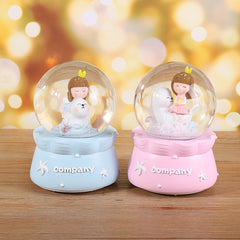 Ready Stock Amazthing Little Girl Snow Globe | Crystal Ball Music Box 小女孩水晶球音乐盒