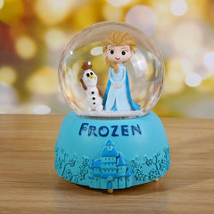 Ready Stock Amazthing Pink Blue Frozen Princess Elsa Snow Globe | Crystal Ball Music Box 冰雪奇缘水晶球音乐盒