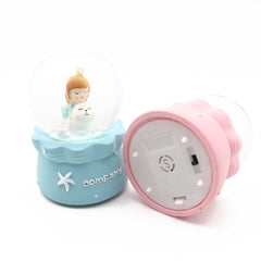 Ready Stock Amazthing Little Girl Snow Globe | Crystal Ball Music Box 小女孩水晶球音乐盒