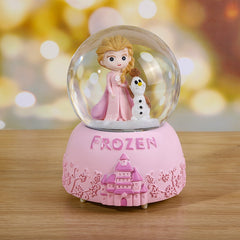 Ready Stock Amazthing Pink Blue Frozen Princess Elsa Snow Globe | Crystal Ball Music Box 冰雪奇缘水晶球音乐盒