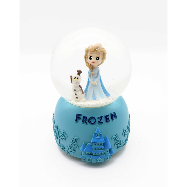 Ready Stock Amazthing Pink Blue Frozen Princess Elsa Snow Globe | Crystal Ball Music Box 冰雪奇缘水晶球音乐盒