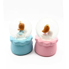 Ready Stock Amazthing Little Girl Snow Globe | Crystal Ball Music Box 小女孩水晶球音乐盒