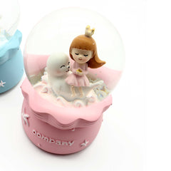 Ready Stock Amazthing Little Girl Snow Globe | Crystal Ball Music Box 小女孩水晶球音乐盒