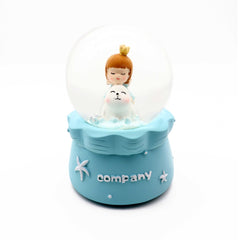 Ready Stock Amazthing Little Girl Snow Globe | Crystal Ball Music Box 小女孩水晶球音乐盒