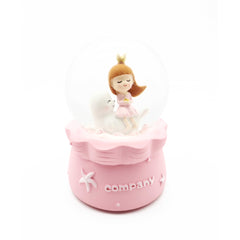 Ready Stock Amazthing Little Girl Snow Globe | Crystal Ball Music Box 小女孩水晶球音乐盒