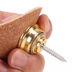 Ready Stock Amazthing Black Copper Alloy Guitar Strap Lock Button | Fashionable and Durable
