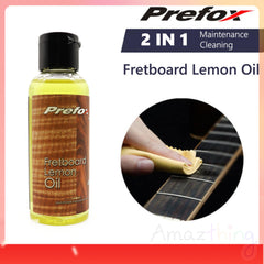 Ready Stock Amazthing Prefox Lemon Oil Fretboard Conditioner | Fretboard Care Essential for Ukulele, Bass, Guitar