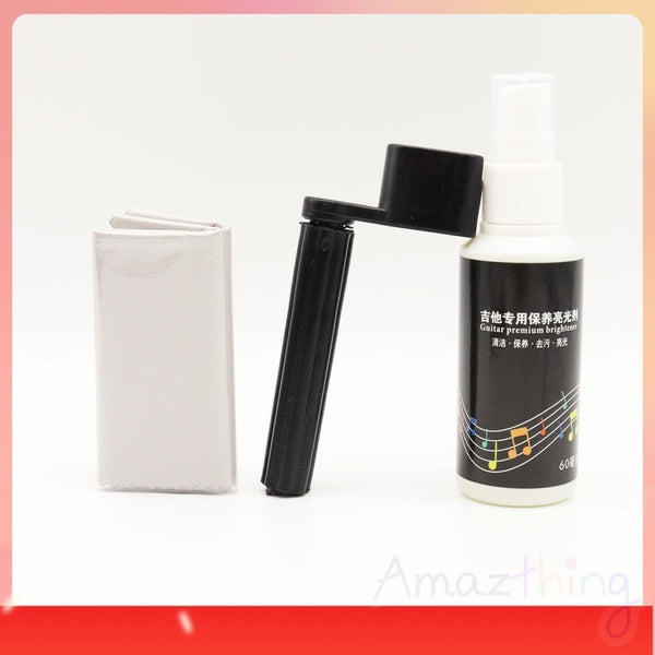 Ready Stock Amazthing Guitar Cleaning 3-in-1 Maintenance Kit | Cleaning, Conditioning, Stain Removal, Polishing