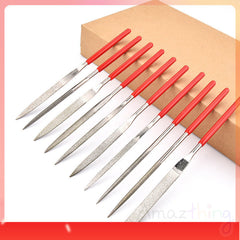 Ready Stock Amazthing Guitar Neck Rest Groove Polishing File Set of 10 | Luthier Repair Tools for Fretboard Maintenance